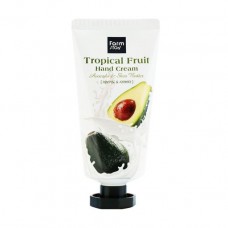 Крем для рук та нігтів з маслом авокадо FarmStay Tropical Fruit Hand Cream Avocado